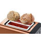 Bosch | DesignLine Toaster | TAT4P429 | Power 970 W | Number of slots 2 | Housing material Stainless Steel | Copper/Black