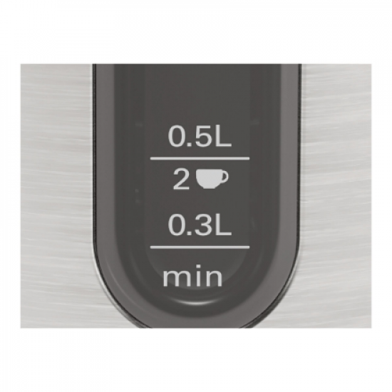 Bosch | Kettle | DesignLine TWK4P440 | Electric | 2400 W | 1.7 L | Stainless steel | 360° rotational base | Stainless steel/Black