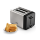 Bosch | DesignLine Toaster | TAT4P420 | Power 970 W | Number of slots 2 | Housing material Stainless Steel | Stainless steel/Black