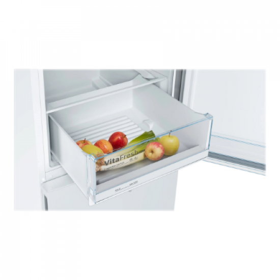 Bosch | Refrigerator | KGV39VWEA | Energy efficiency class E | Free standing | Combi | Height 201 cm | Fridge net capacity 249 L | Freezer net capacity 94 L | 39 dB | White