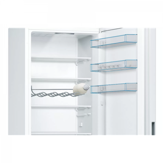 Bosch | Refrigerator | KGV39VWEA | Energy efficiency class E | Free standing | Combi | Height 201 cm | Fridge net capacity 249 L | Freezer net capacity 94 L | 39 dB | White
