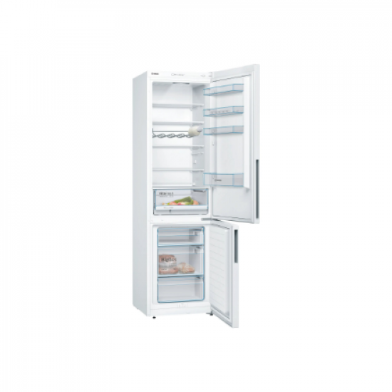 Bosch | Refrigerator | KGV39VWEA | Energy efficiency class E | Free standing | Combi | Height 201 cm | Fridge net capacity 249 L | Freezer net capacity 94 L | 39 dB | White