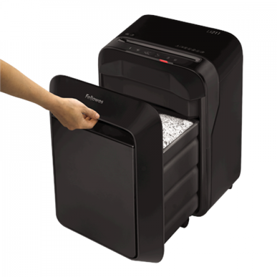 MicroShred | LX211 | Black | Paper shredding | Credit cards shredding | Traditional