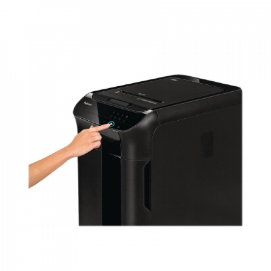 Cross-Cut | AutoMax 550C | Black | Paper shredding | Shredding CDs | Credit cards shredding