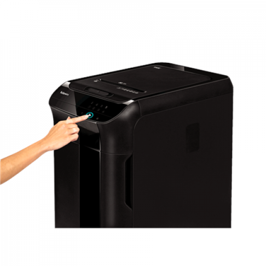 Cross-Cut | AutoMax 550C | Black | Paper shredding | Shredding CDs | Credit cards shredding