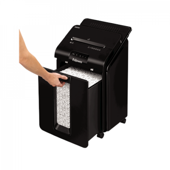Mini-Cut | AutoMAX 100M | Black | 23 L | Paper shredding | Credit cards shredding