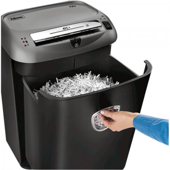 Cross-Cut | 75Cs | Black | 27 L | Paper shredding | Shredding CDs | Credit cards shredding | 23.8 