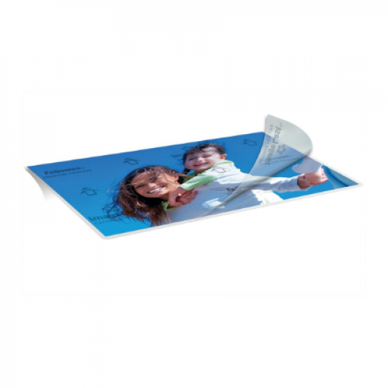 Fellowes | Laminating Pouch | A3 | Glossy | Thickness: 125 micron, Qty Per Pack: 100 pcs; Ideal for notices, craft materials, signage and frequently handled documents
