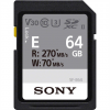 Sony | SF-E UHS-II SDXC Memory Card | SFE64 | 64 GB | SDXC | Flash memory class 10