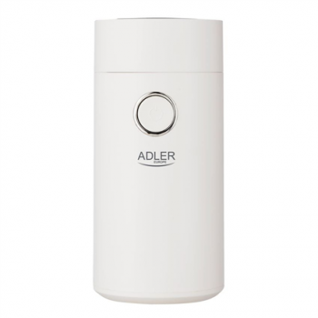 Adler | Coffee grinder | AD4446wg | 150 W | Coffee beans capacity 75 g | Lid safety switch | White