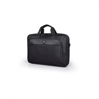 PORT DESIGNS HANOI II CLAMSHELL 13/14 Briefcase, Black | PORT DESIGNS | HANOI II Clamshell | Laptop case | Notebook | Black | Shoulder strap