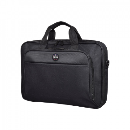 PORT DESIGNS HANOI II CLAMSHELL 13/14 Briefcase, Black | PORT DESIGNS | HANOI II Clamshell | Laptop case | Notebook | Black | Shoulder strap