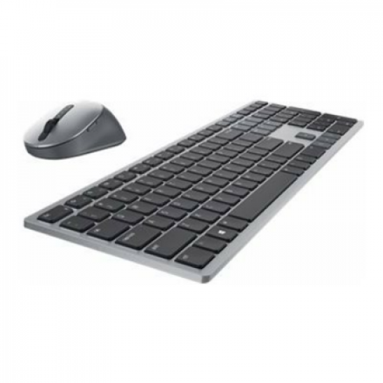 Dell | Premier Multi-Device Keyboard and Mouse | KM7321W | Keyboard and Mouse Set | Wireless | Batteries included | US | Titan grey | Wireless connection