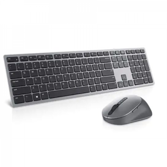 Dell | Premier Multi-Device Keyboard and Mouse | KM7321W | Keyboard and Mouse Set | Wireless | Batteries included | US | Titan grey | Wireless connection