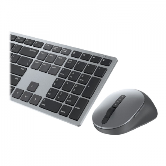 Dell | Premier Multi-Device Keyboard and Mouse | KM7321W | Keyboard and Mouse Set | Wireless | Batteries included | US | Titan grey | Wireless connection
