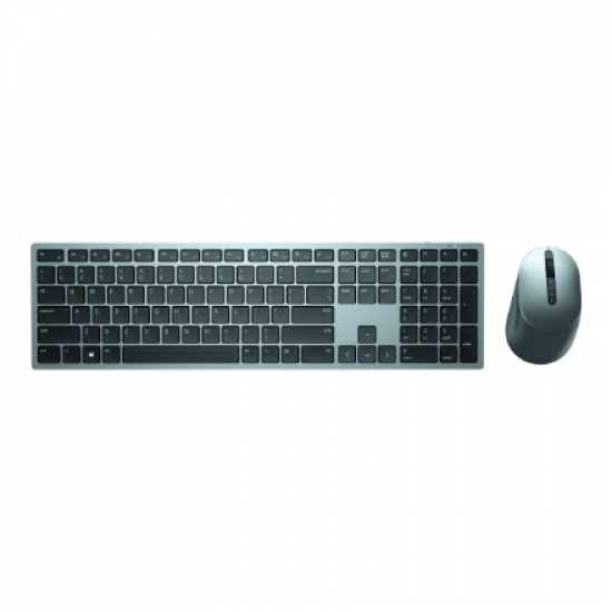 Dell | Premier Multi-Device Keyboard and Mouse | KM7321W | Keyboard and Mouse Set | Wireless | Batteries included | Russian | Titan grey | Wireless connection