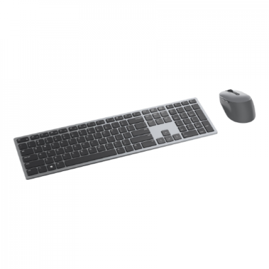 Dell | Premier Multi-Device Keyboard and Mouse | KM7321W | Keyboard and Mouse Set | Wireless | Batteries included | Russian | Titan grey | Wireless connection
