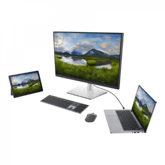 Dell | Premier Multi-Device Keyboard and Mouse | KM7321W | Keyboard and Mouse Set | Wireless | Batteries included | Russian | Titan grey | Wireless connection