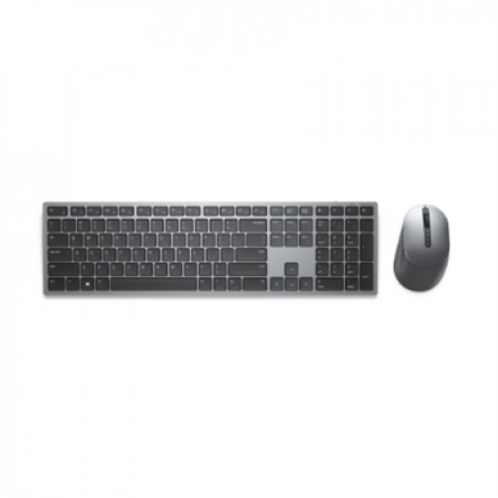 Dell | Premier Multi-Device Keyboard and Mouse | KM7321W | Keyboard and Mouse Set | Wireless | Batteries included | EE | Titan grey | Wireless connection