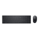Dell | Pro Keyboard and Mouse | KM5221W | Keyboard and Mouse Set | Wireless | Batteries included | US | Black | Wireless connection
