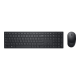Dell | Pro Keyboard and Mouse | KM5221W | Keyboard and Mouse Set | Wireless | Batteries included | EE | Black | Wireless connection