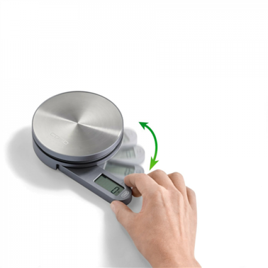 Caso | Scales | Kitchen EcoMate | Maximum weight (capacity) 5 kg | Graduation 1 g | Display type LCD | Stainless steel