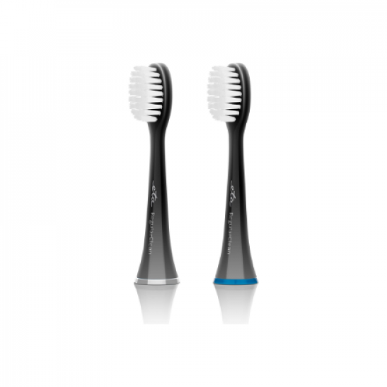 ETA | Toothbrush replacement | RegularClean ETA070790500 | Heads | For adults | Number of brush heads included 2 | Number of teeth brushing modes Does not apply | Black