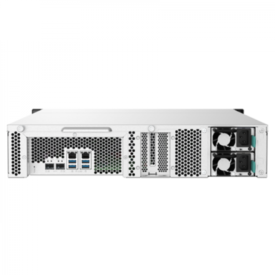 QNAP | 12-Bay | TS-1232PXU-RP-4G | AnnapurnaLabs Alpine | AL324 quad-core | Processor frequency 1.7 GHz | 4 GB | DDR4