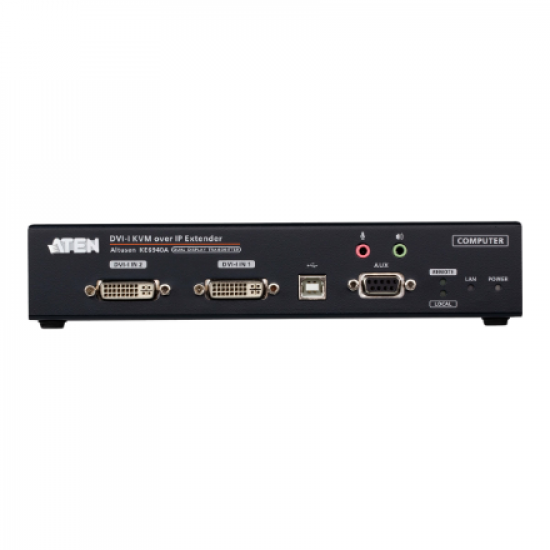 Aten | DVI-I Dual Display KVM over IP Extender Transmitter | KE6940AT | Warranty 36 month(s)