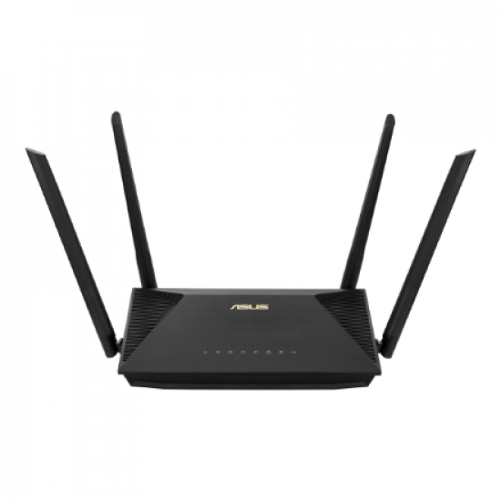 Wireless AX1800 Dual Band Gigabit Router | RT-AX53U | 1201+600 Mbit/s | Ethernet LAN (RJ-45) ports 4 | Mesh Support No | MU-MiMO Yes | No mobile broadband | Antenna type  External antenna x 4 | 36 month(s)