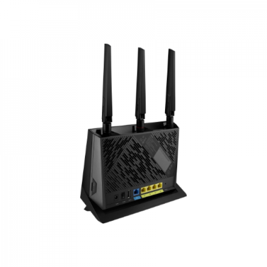 LTE Modem Router | 4G-AC86U Wireless-AC2600 | 802.11ac | 800+1733 Mbit/s | 10/100/1000 Mbit/s | Ethernet LAN (RJ-45) ports 4 | Mesh Support No | MU-MiMO Yes | 3G/4G via optional USB adapter | Antenna type  Dual-band | 1 x USB 2.0 | 36 month(s)
