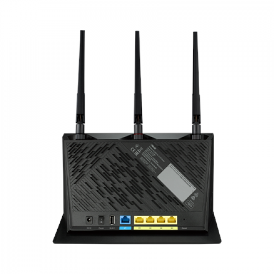 LTE Modem Router | 4G-AC86U Wireless-AC2600 | 802.11ac | 800+1733 Mbit/s | 10/100/1000 Mbit/s | Ethernet LAN (RJ-45) ports 4 | Mesh Support No | MU-MiMO Yes | 3G/4G via optional USB adapter | Antenna type  Dual-band | 1 x USB 2.0 | 36 month(s)