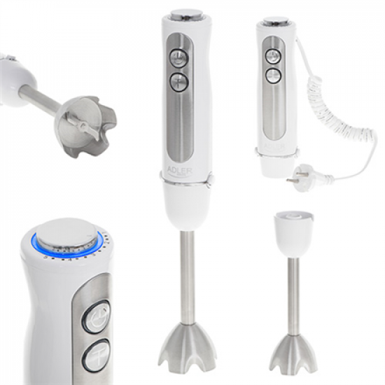 Adler | Hand blender | AD 4625w | Hand Blender | 1500 W | Number of speeds 5 | Turbo mode | White