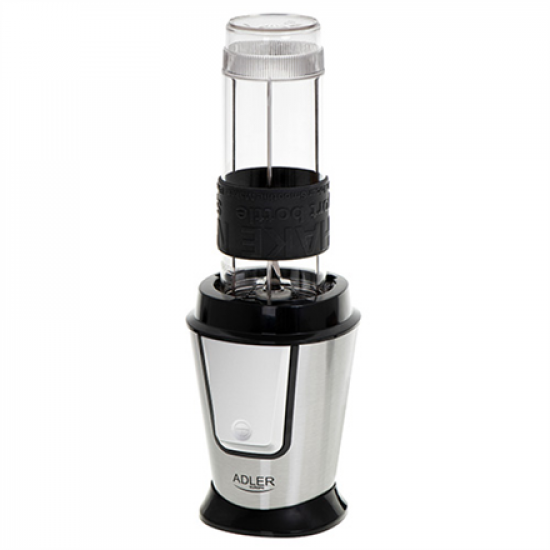 Adler | Blender | AD 4081 | Tabletop | 800 W | Jar material BPA Free Plastic | Jar capacity 0.4 + 0.57 L | Ice crushing | Black/Stainless steel