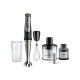 Braun | Hand Blender | MQ9138XI MultiQuick 9 | Hand Blender | 1200 W | Number of speeds 3 | Chopper | Ice crushing | Black/Stainless Steel