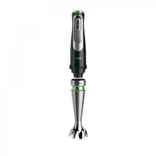 Braun | Hand Blender | MQ9138XI MultiQuick 9 | Hand Blender | 1200 W | Number of speeds 3 | Chopper | Ice crushing | Black/Stainless Steel
