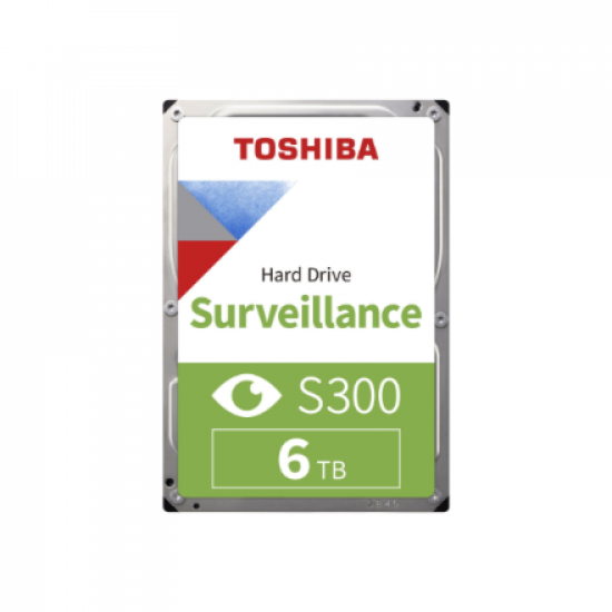 TOSHIBA S300 Video Surveillance HDD 6TB 3.5inch 5400rpm 256MB 24/7 SMR Warr 3m. BULK | Toshiba