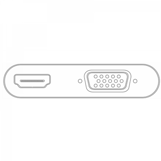Goobay | USB-C Multiport Adapter HDMI+VGA | 52430