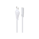 Gembird | Power cord, 1.8 m | White | EU input 2 pin plug