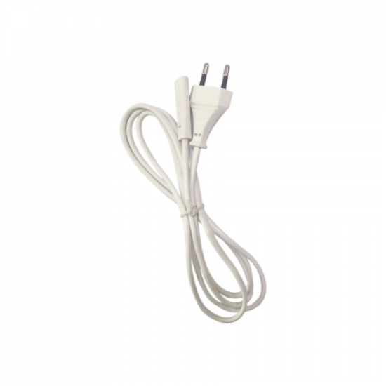 Gembird | Power cord, 1.8 m | White | EU input 2 pin plug