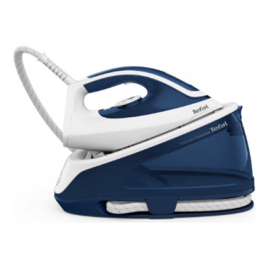 TEFAL | Express Essential Steam Station | SV6116E0 | 2200 W | 1.4 L | 5 to 6 bar | Auto power off | Vertical steam function | Calc-clean function | White/ Blue