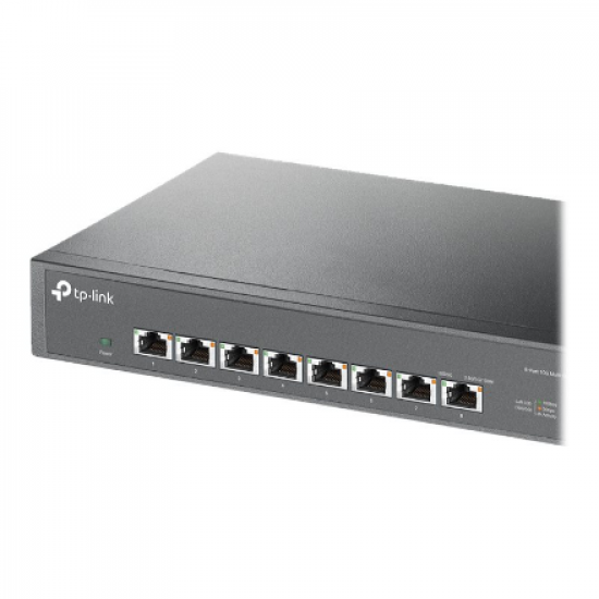 TP-LINK | 8-Port 10G Switch | TL-SX1008 | Unmanaged | Desktop/Rackmountable | Power supply type External