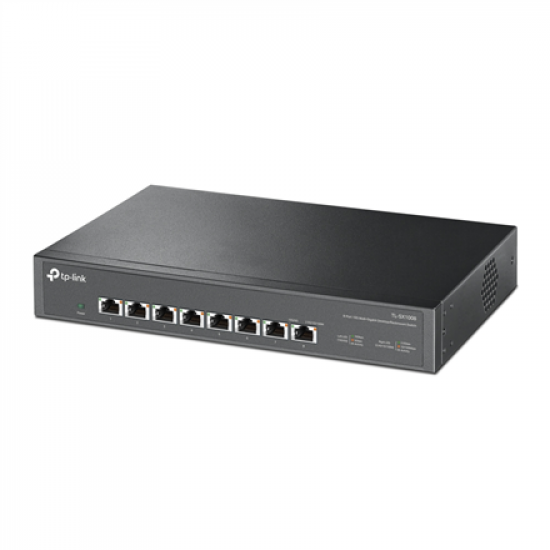 TP-LINK | 8-Port 10G Switch | TL-SX1008 | Unmanaged | Desktop/Rackmountable | Power supply type External
