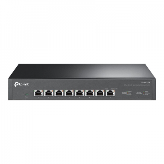 TP-LINK | 8-Port 10G Switch | TL-SX1008 | Unmanaged | Desktop/Rackmountable | Power supply type External