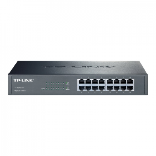 TP-LINK | 16-Port Gigabit Switch | TL-SG1016D | Unmanaged | Desktop/Rackmountable
