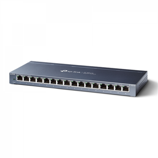 TP-LINK | 16-Port Gigabit Switch | TL-SG116 | Unmanaged | Desktop