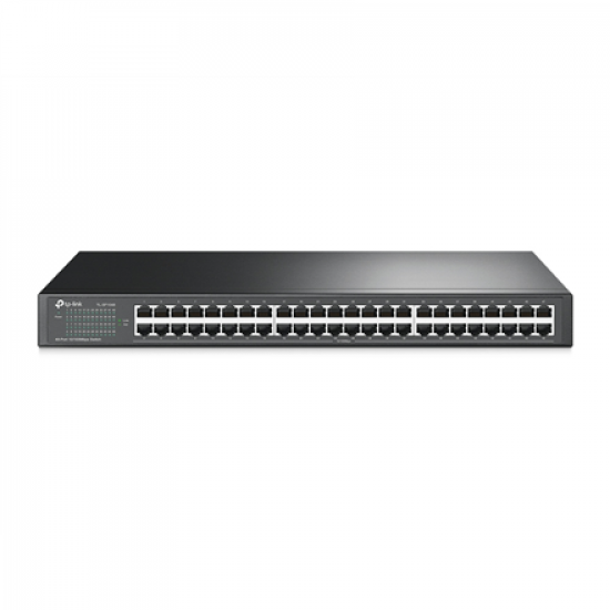 TP-LINK | 48-Port 10/100Mbps Rackmount Switch | TL-SF1048 | Unmanaged | Rackmountable