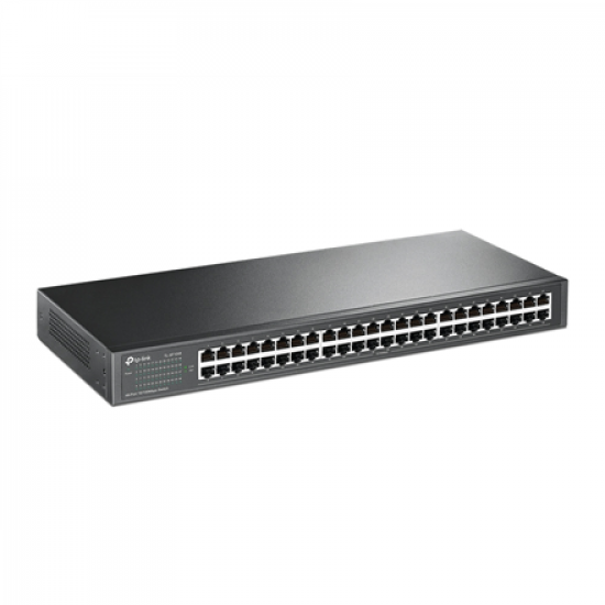 TP-LINK | 48-Port 10/100Mbps Rackmount Switch | TL-SF1048 | Unmanaged | Rackmountable