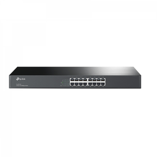 TP-LINK | Switch | TL-SF1016 | Unmanaged | Rackmountable | 10/100 Mbps (RJ-45) ports quantity 16 | Power supply type External