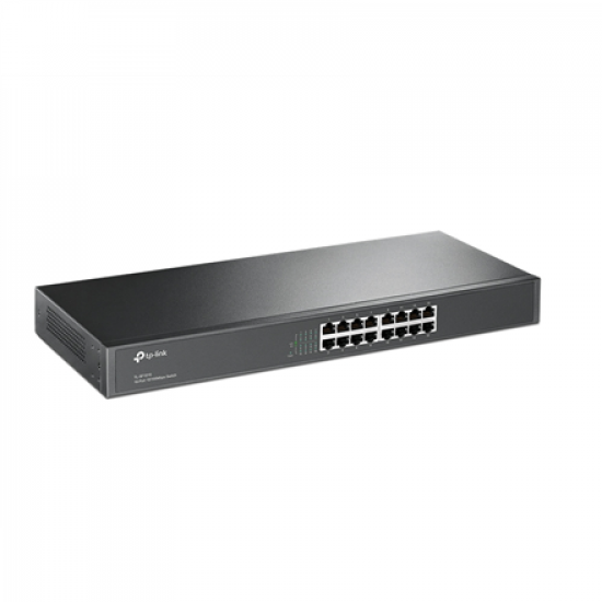 TP-LINK | Switch | TL-SF1016 | Unmanaged | Rackmountable | 10/100 Mbps (RJ-45) ports quantity 16 | Power supply type External